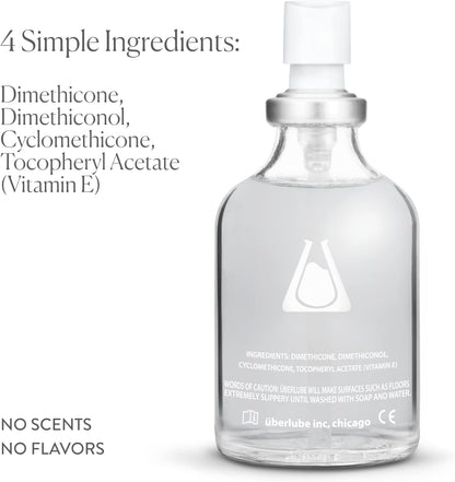 Uberlube Premium Silicone Lube - Unscented and Ultra Smooth (112 ml)