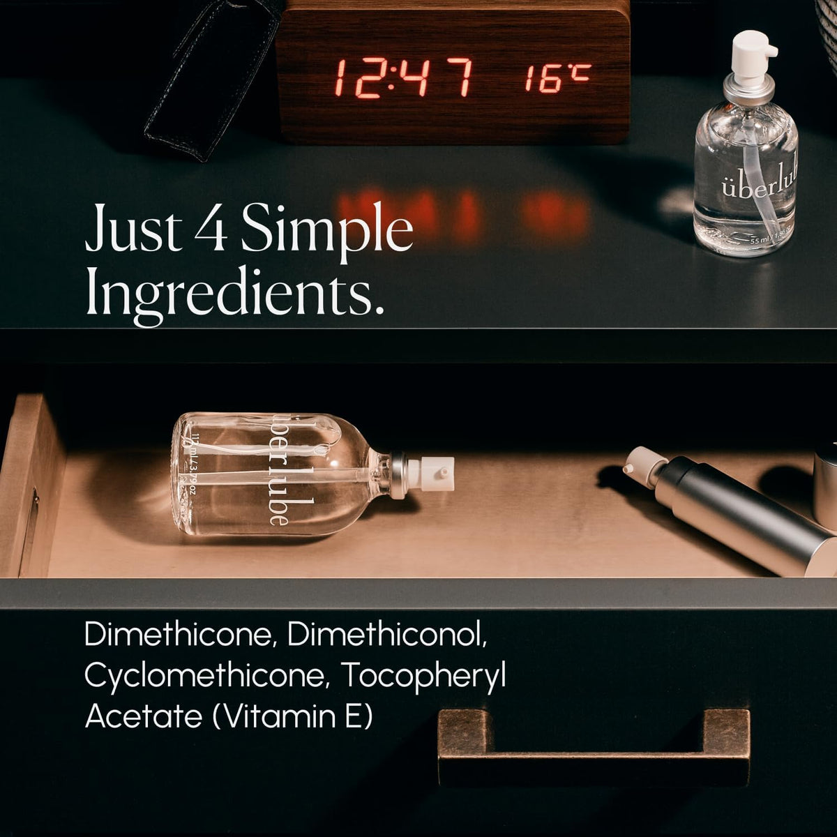 Uberlube Premium Silicone Lube - Unscented and Ultra Smooth (112 ml)